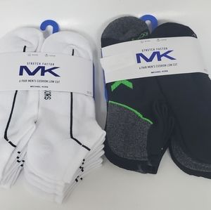 NEW Two pairs of Mens onesize Michael Kors Stretch Factor Polyester Socks